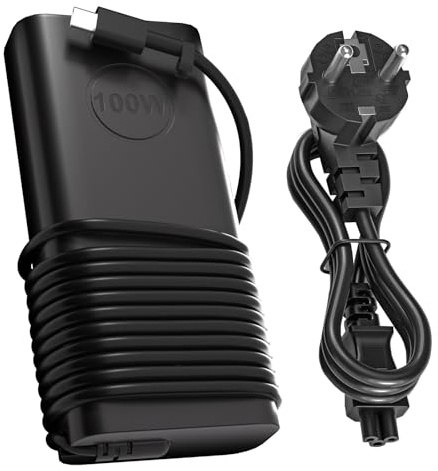 Cargador portátil USB-C 100W para DELL Pro MAX 14 MC14250,Rugged 13/14 | RA13250 RB14250, Pro 13/14/16 Plus PB13250 PB13255 PB14250 PB14255 PB16250 PB16255,13/14 Premium PA13250 PA14250 Adaptador