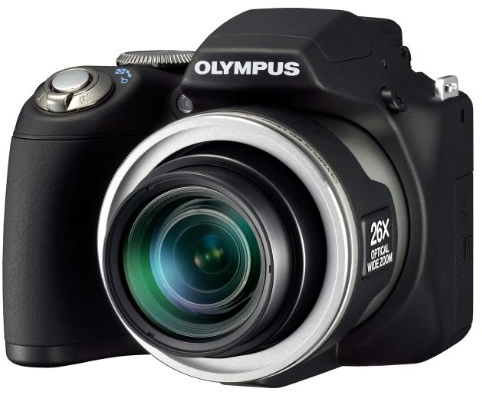 Olympus SP-590UZ Digitalkamera (12 Megapixel, 26-Fach Opt. Zoom, 6,9 cm (2,7 Zoll) Display, Bildstabilisator) schwarz