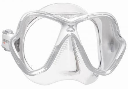 Mares Vuxen X-Vision Mask 14 dykglasögon, vit/transparent, BX