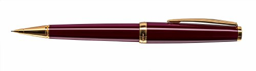 CLEO Classic bordeaux +++ Drehbleistift +++ vergoldete Zierringe und Clip +++ HAND MADE IN GERMANY