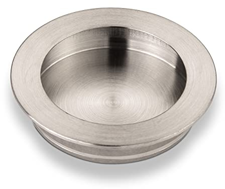 SOTECH Muschelgriff EL-07 echt Edelstahl | Einlassgriff Ø 70 mm