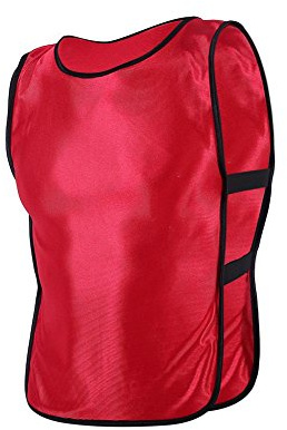 6pcs/12pcs Chasuble Gilet de Sport Enfants Veste Survêtement d'Entraînement Respirant pour Garçons Filles pour Football Basket-Ball Rugby (Couleur : Rouge, Taille : 12pcs) Shirt 0 Shirt 0