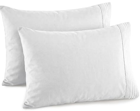 Elegant Comfort Premium Hotel Quality 2-Piece Pillowcase Set, Luxury & Softest 1500 Thread Count Egyptian Quality Bedding Pillowcases, Wrinkle and Fade Resistant