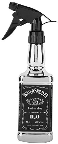 Shanrya NITRIP 500ml Hairdressing Spray Bottle Salon Barber Hair Tools Home Gardening Water Sprayer(Silver)