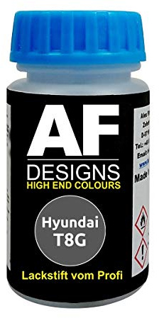 Alex Flittner Designs Lackstift für Hyundai T8G Baby Elephant | Lackstift geeignet für Farbcode: T8G und Farbname: Baby Elephant