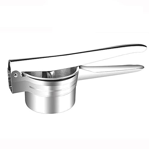2PCS Potato Ricer, Food Press Stainless Steel Potato Ricer Masher Multifunctional Kitchen Masher Heavy Duty Food Press for Fruit Vegetable Puree