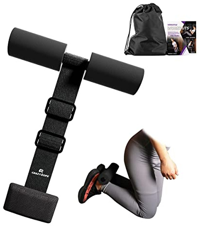 CRAZYROPE Nordic Hamstring Curl Strap, Geeignet für 300kg Verstellbares Beintrainingsgerät für Nordic Hamstring, Spanish Squats, Bauchmuskeltraining