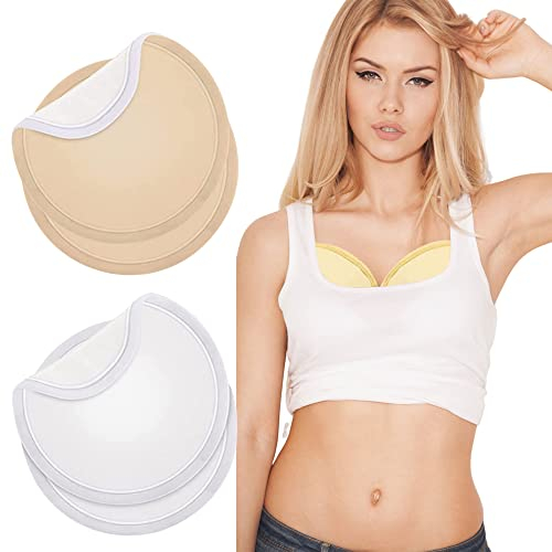 4 Stück Rizinusöl-Wickel, Wiederverwendbares Rizinusöl Pack, Bio Rizinusöl Pack Kit, Rizinusöl Packung zur Leberentgiftung, Nackenentspannung, Verstopfung, Muskelschmerze (Weiß + Khaki)