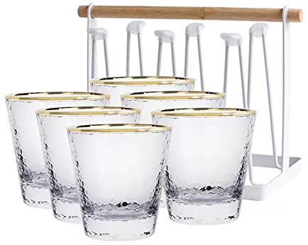 luckxuan Verres/Verre à Eau Verres à Eau Maison Ensemble de Verre Salon Tasses à Boire Tasses à thé Tasses à bière Restaurant Maison hôtel Bar Verre Verres Tumbler (Color : 002)