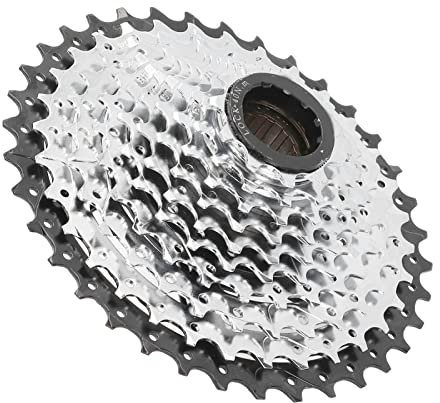 HERCHR Freewheel, 10 Speed 11-36T Spin Flywheel Bike Rear Hub Freewheel Steel Cassette Freewheel Bicycle Adapter Equipment Parts for Mountain Road Bike