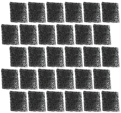 BESPORTBLE Water Pump Filter Sponges Black Sponge Material 90pcs Replacement Accessories to Prevent Blocking and Remove Bad Odour for Water Fountain for Greenhouse Use