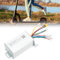 Bürstenloser Motorcontroller, Elektroroller-Controller mit Ausgezeichneter Wärmeableitung, Bunte Kabel und Anschlüsse 36V 16A Ebike-Controller mit Gehäuse aus Aluminiumlegierung, für LENZOD Motorcontr