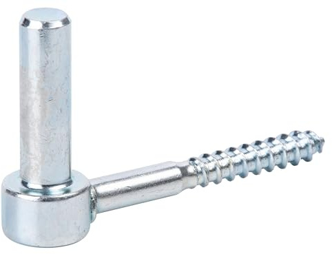 Alberts 863968 Kloben zum Einschrauben | J-Haken, mit angeschnittenem Gewinde | galvanisch blau verzinkt | Dornmaß Ø14 mm | Länge 105 mm | 10er Set