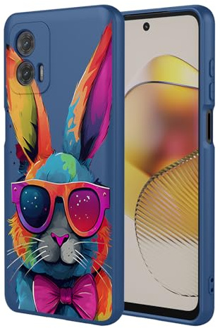 BORYA Silicona Funda para Motorola Moto G73 5G, Ultradelgado Antigolpes Sedoso Suave Premium TPU Carcasa, Elegante Sencillo Color Patrón Estuche, Forro Microfibra Caso, P6