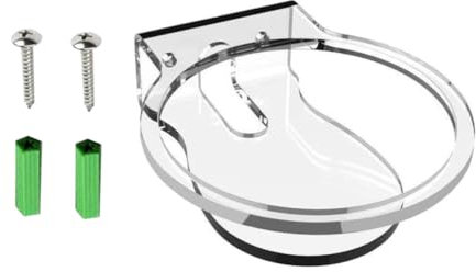 PHENOFICE Acrylic Wall-mounted and Desktop Speaker Holder Compatible 4, Smart Speaker Bracket for Home and Office Use