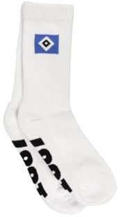 Hamburger SV HSV Sportsocken Socken Strümpfe 2er-Set weiß