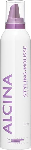 ALCINA Styling-Mousse Aerosol | 1 x 300 ml | Für sichtbar mehr Volumen, intensiven Glanz und fühlbare Geschmeidigkeit | Starker Halt und Volumen | Ohne zu verkleben