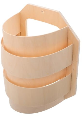 SWOOMEY Holzlampenabdeckung Für Sauna Leichtes Design Dekorativ Für Saunaraum Installieren Reinigen Bietet Sanftes Licht