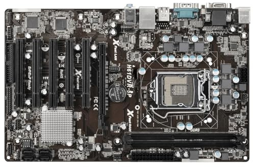XYYZXKL Placas Base de Ordenador Compatible con Placa Base Fit For ASROK H61DVR-5P LGA1155 DDR3 Intel H61 Compatible con CPU i7-2700K i5-3550 i5-3470 i7-3770 DDR3 16 GB ATX