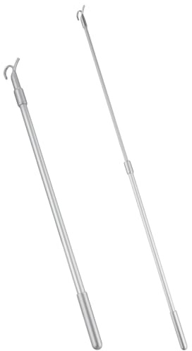 FRCOLOR Varilla de Repuesto para Persianas Verticales con Barra Cortinas, Barra Telescópica de Aleación de Aluminio, Ligera y Fácil de Guardar Hogar