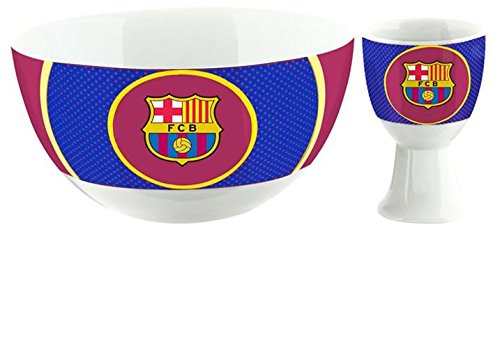 Team Breakfast Set Football Fan Accessory Crockery Tableware Dining Essential Barcelona One Size