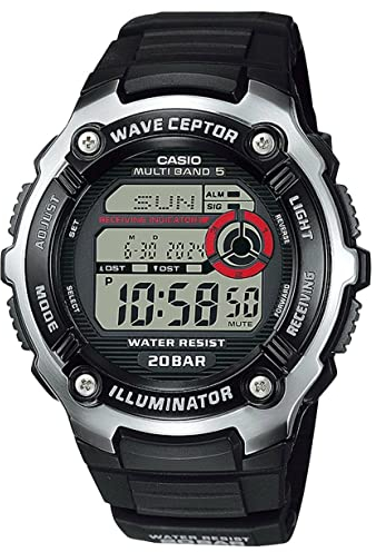 Casio Wave Ceptor Herren Digital Quartz Armbanduhr