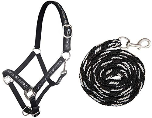 HKM 10025 Halfterset Sternchen, Halfter und Strick, Karabiner, Pony Shetty VB WB