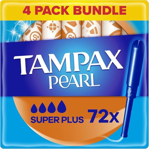 TAMPAX PEARL SUPER PLUS APPLICATOR TAMPON SINGLE 18PK