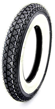Außenreifen Kenda K333 Whitewall 3.50x10 51J TT | geeignet für AGM VX50/BTC Riva & andere Roller mit der gleichen Reifengröße | All Season
