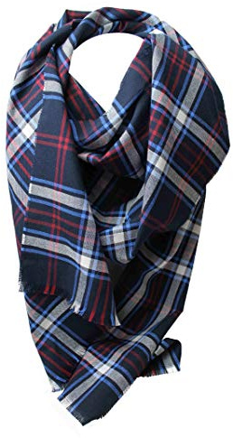 Rotfuchs bomullshalsduk damhalsduk sommarsjal herrsjal flerfärgad lätt 200 x 53 cm Made in Germany