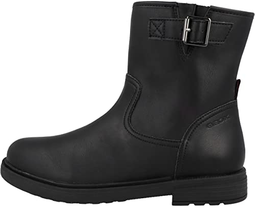 Geox Mädchen J Eclair Girl ANKLE BOOTS, Schwarz, 35 EU