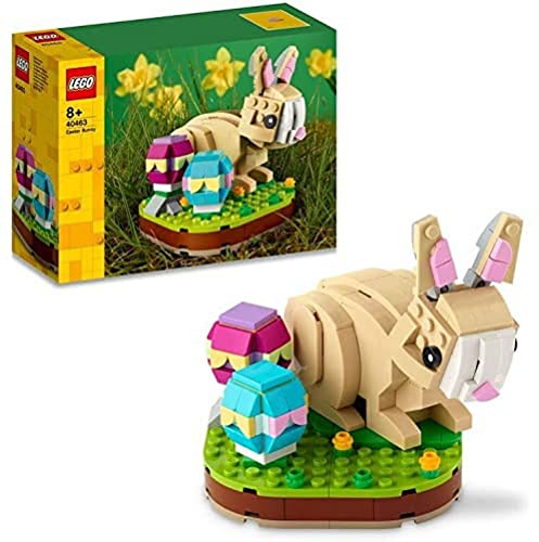 LEGO 40463 Påskharen leksak för påsk för pyssel för barn, perfekt som påskgåva eller påskdekoration