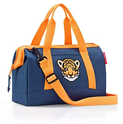 reisenthel Allrounder XS Kids Tiger Navy Blau Kinder Tasche für Jungen und Mädchen aus wasserabweisendem Polyestergewebe mit 5 Liter Volumen - Maße (B x H x T in cm): 27 x 21 x 12