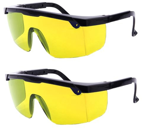 Gafas de seguridad para láseres, 190nm - 540nm grabador láser gafas protectoras gafas de protección para el trabajo