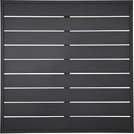 Bolero Aluminium Square Table Top Black 700mm FW599