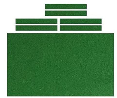 Harilla Billardtisch professioneller Billardtisch-Filz, Billardschutz Filz passend für Standard 7/8/9 Fuß Tisch, Wollmischung Tischdecke, Billardtuch für Clubs, Hotels, Bars, Billardtisch, 9ft Grün