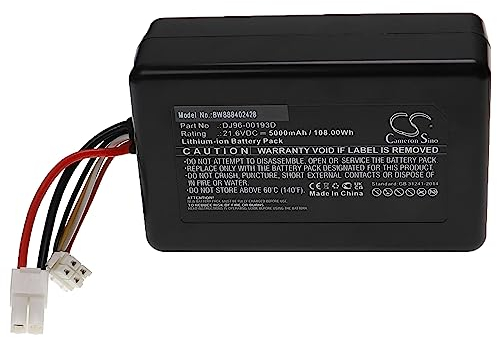 vhbw Batterie Compatible avec Samsung Powerbot R9250, R9350, VR2AK9350WK/AA aspirateur, Robot électroménager (5000mAh, 21,6V, Li-ION)