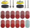 JTWEB 244 Stück Schleifscheiben Pad Kit 2 Zoll 50mm Körnung 80/100/120/150/240/320/400/600/800/1000/1200/2000/3000 Schleifscheiben Pad Kit Polierpad Adapter