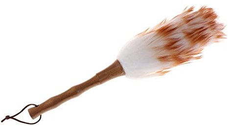 Produits de Nettoyage, Ensemble plumeau Antistatique en Laine, Brosse à Plumes, Outil de Nettoyage de la poussière, Manche en Bois, Brosse de Nettoyage, plumeau en Laine, Brosse for Balai à poussière