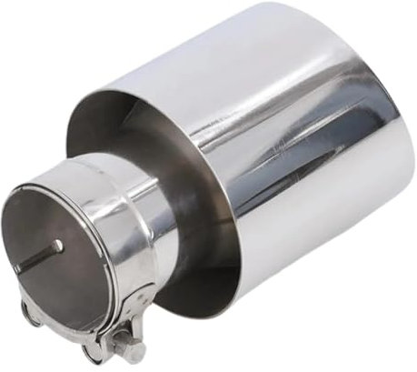 Auspuff Pfeife Universal Auto Auspuffblende 1 Stück Edelstahl Auspuffanlage Endrohr Auspuffrohr Halsschwanz(54MM IN 114MM Out)