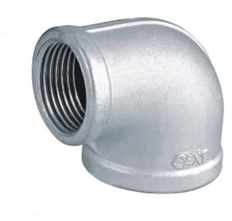 Rohrbogen mit Gewinde, Winkelstück mit Gewinde, Reduzierbogen aus Edelstahl 304/Mit Gewinde/Reduzierter Durchmesser/Großer und kleiner Kopf/1,5 Zoll - 4 Zoll (G3 * G11/2)(G21/2*G1)