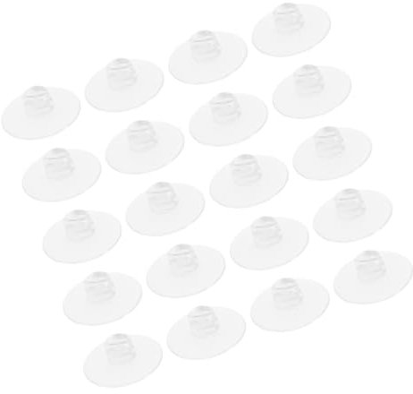 Suction Wire Clips 20pcs Flat Top Open Clip Silicone
