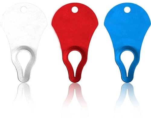 Tick Removal Portable Tool 3 Piece Set for Pets, Animals and Humans, Portable Outdoor Living Essential Tick Removal Tool, Efficient, Safe and Reliable. (Silver, Red, Blue)