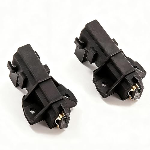 Ceset Motor Carbon Brushes, Washing Machine Motor Carbon Brushes for Hoover and Candy Washing Machines 49018683, 92126721(2Pcs Black)