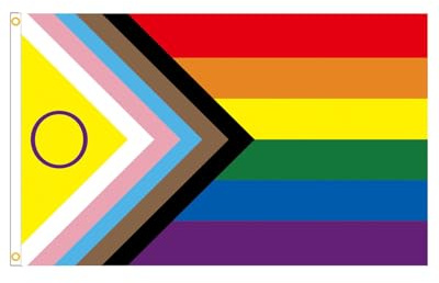 FUGLUS Banderas de mesa del orgullo arco iris 90x150 cm, Doble Costura,resistente al clima con ojales de latón, ideal para festivales y eventos, Arcoiris Orgullo Gay LGBT Festival