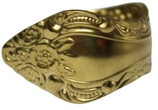 Besteck Schmuck Ring, ca. 58 (18,5) Ring aus Besteck