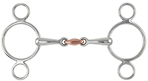 Shires 2-Rng Copper Fernch Link Gag Bit
