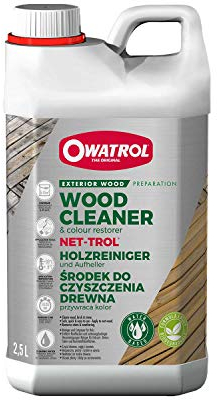 Owatrol NET-TROL Detergente legno e sbiancante, 2,5 litri, fusto.