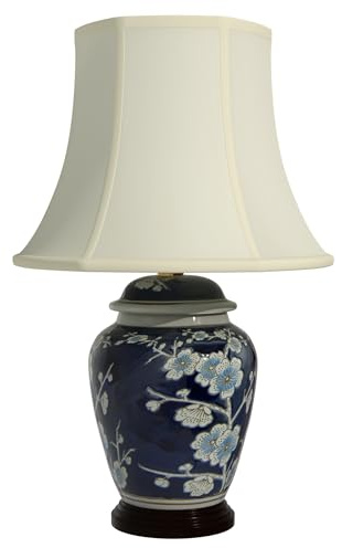 Red Lantern 22 Blue Cherry Blossom Lamp
