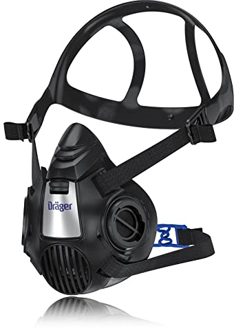 Dräger X-plore 3500 semimaschera | Taglia L | Respiratore riutilizzabile per l'uso con filtri a baionetta sostituibili